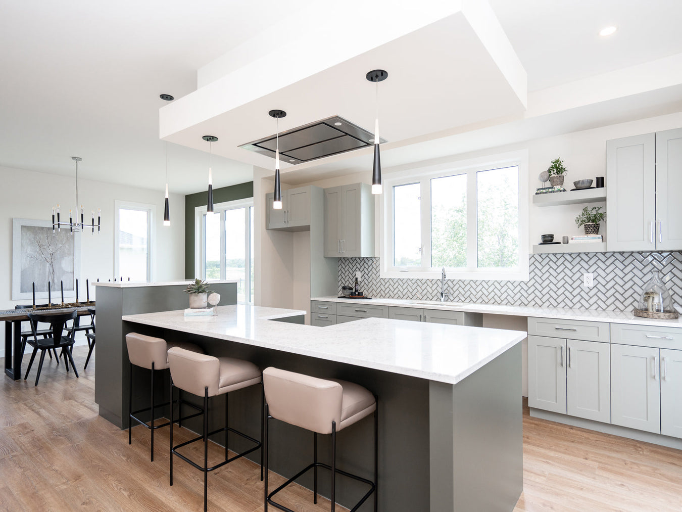 ceiling mount range hood