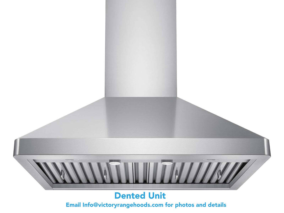 (Dented) 30 Inch 600 CFM Wall Mounted Range Hood - VICTORY Elegant