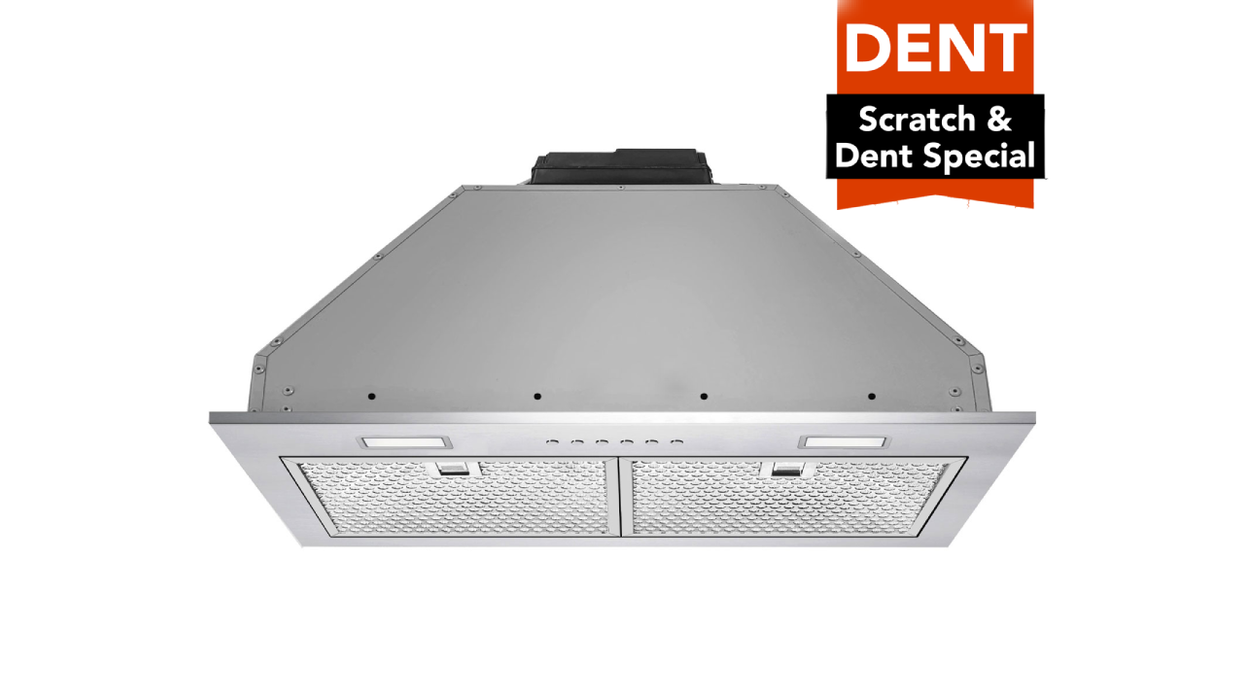 (Dented) 27 Inch 600 CFM Range Hood Insert - VICTORY Q1