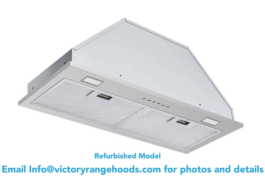 (Refurbished) 30 Inch 600 CFM Range Hood Insert - VICTORY Q1