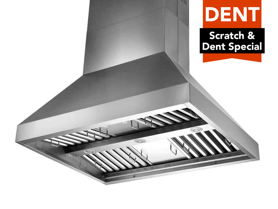 (Dented) 48" Powerful Island Range Hood - VICTORY Storm