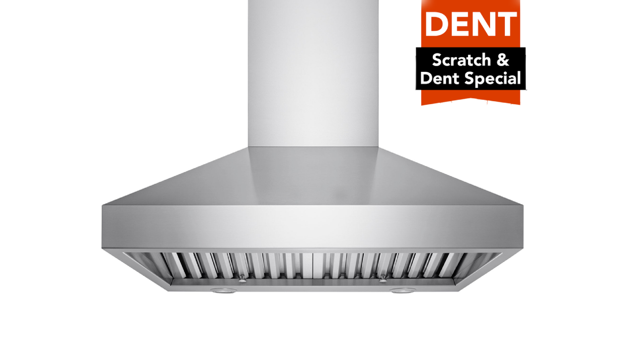 (Dented) 30 Inch 750 CFM Wall Mount Range Hood - VICTORY Twister