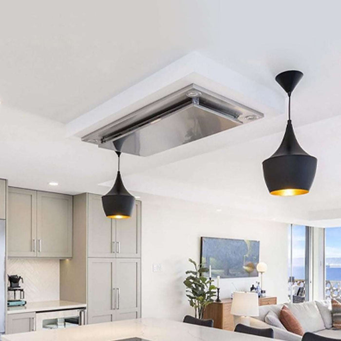 ceiling mount range hood