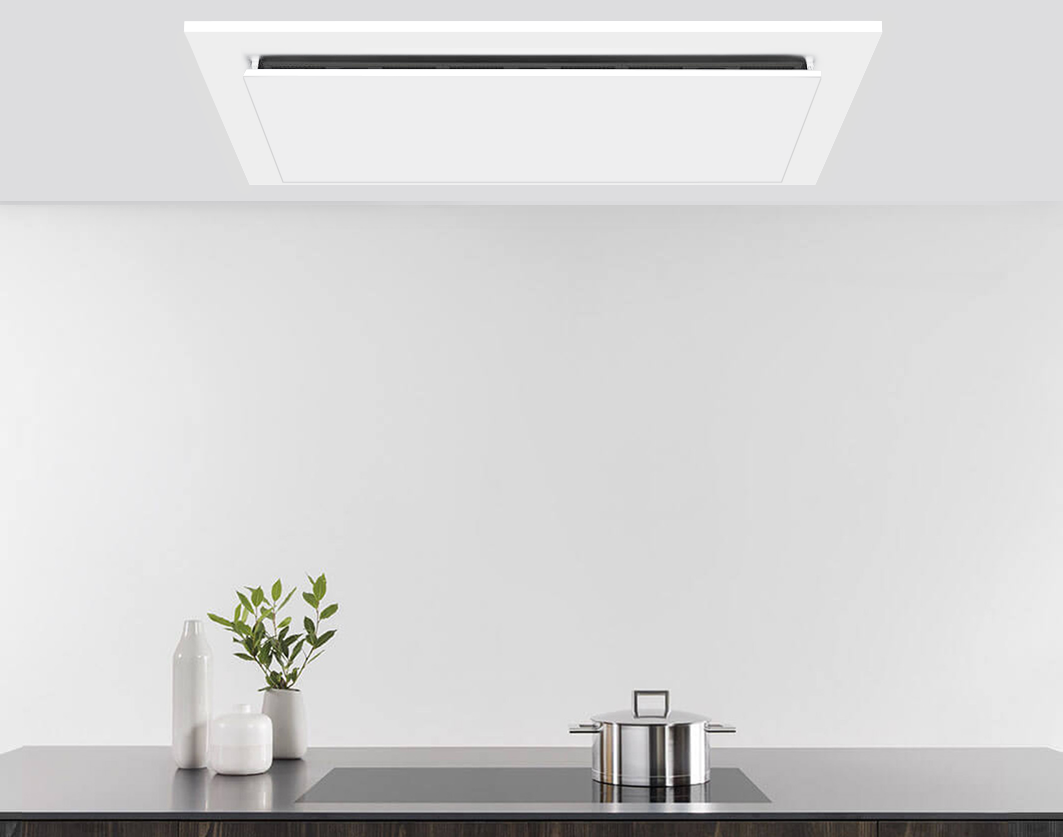 White Ceiling Hoods