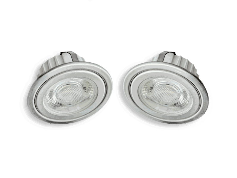 ON-E01-32J Light Fixture 110v 3W set of 2 compact LED lights
