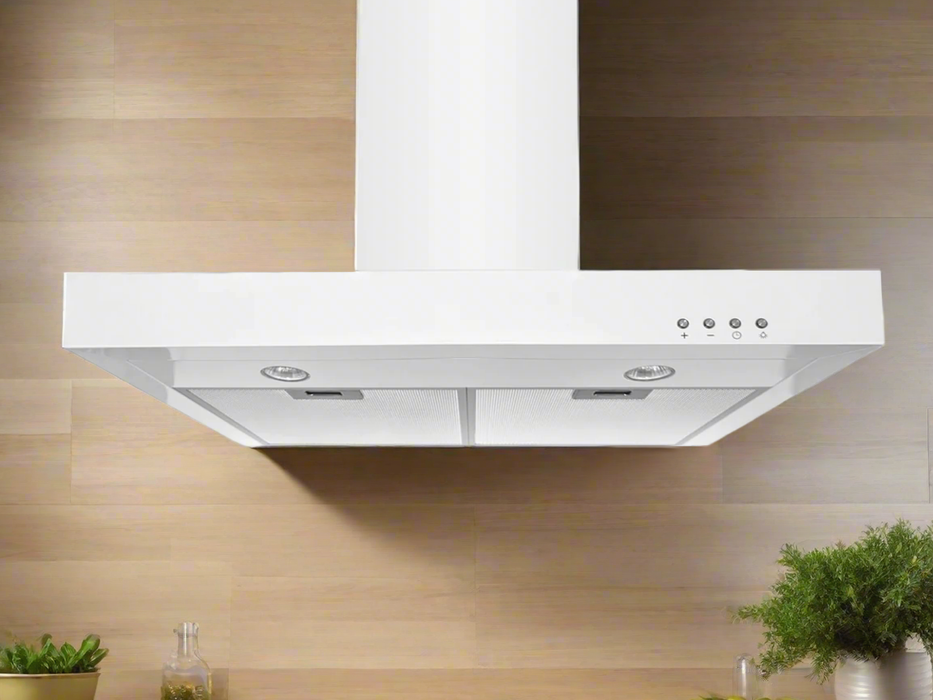 (Dented) 30 Inch 600 CFM White Wall Mount Range Hood - Victory SV400Z