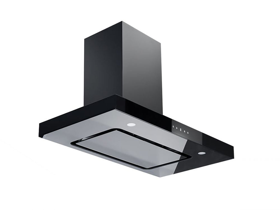 36 Inch 600 CFM Black Wall Mount Range Hood - VICTORY SV400Z-BK