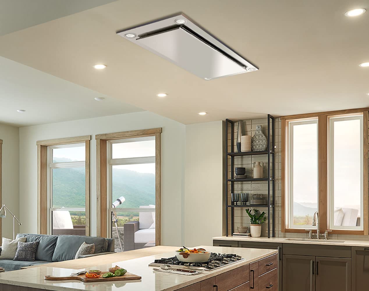 Flush Ceiling Mounted Extractor Hood | Shelly Lighting
