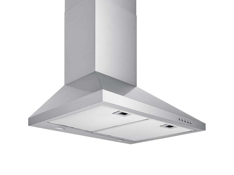 30 Inch 600 CFM Wall Mount Range Hood with LED lights and aluminum filters