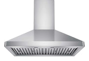 36 Inch 600 CFM Wall Mounted Range Hood in stainless steel with ultra-quiet operation and high-velocity airflow