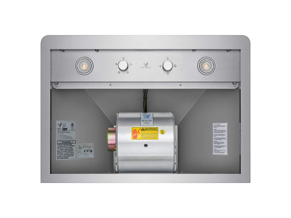 Victory Elegant 600 CFM wall mounted chimney range hood