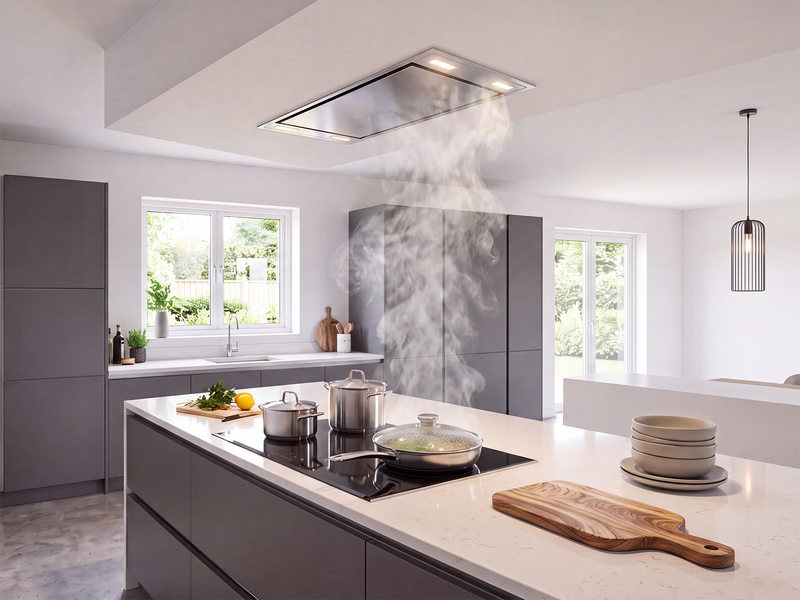 Victory Horizon 900 CFM Flush Ceiling Mount Range Hood
