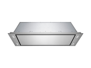Victory Horizon flush ceiling mount range hood with 900 CFM Power and perimeter suction in brushed stainless steel