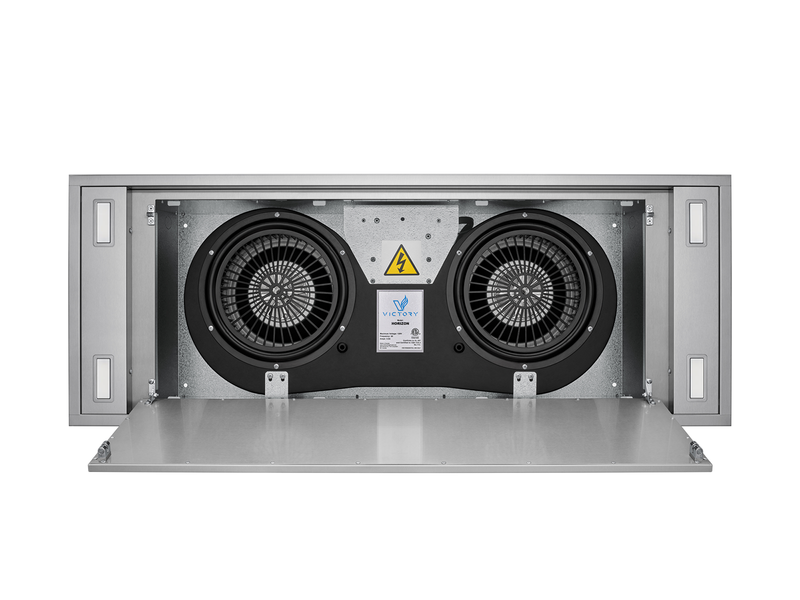 Victory Horizon 900 CFM Flush Ceiling Mount Range Hood