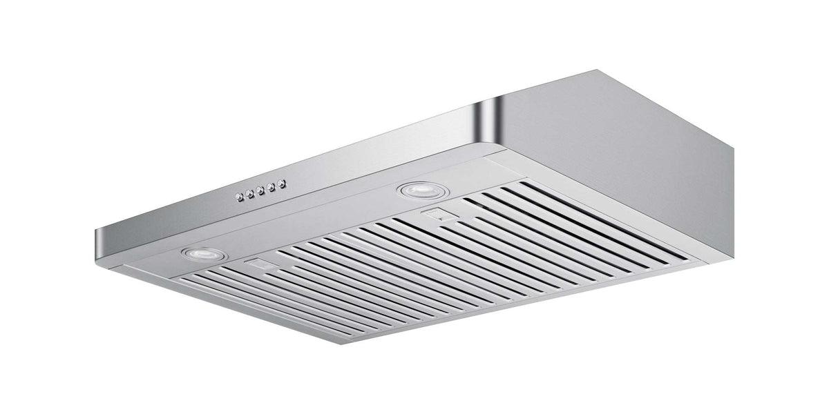 ELITE 固定式トレーナー ホワイト/レッド Under Cabinet Range Hood - VICTORY Model Luna-36