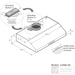 30 inch under cabinet range hood 600 cfm