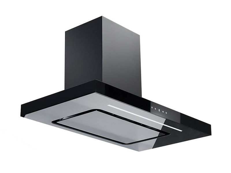 36 Inch 600 CFM Black Wall Mount Range Hood - Sleek & Modern 36 Inch 600 CFM Black Wall Mount Range Hood - Sleek & Modern