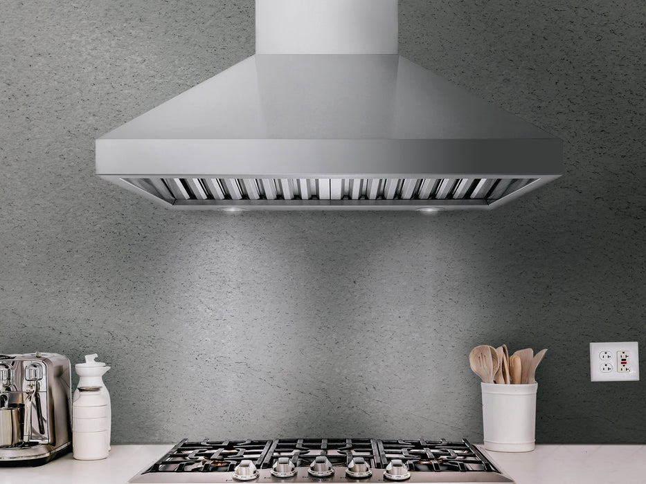 60 Inch 1200 CFM Wall Mount Range Hood - VICTORY TwisterMAX