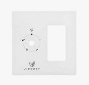 Modern glass wall plate with sleek design