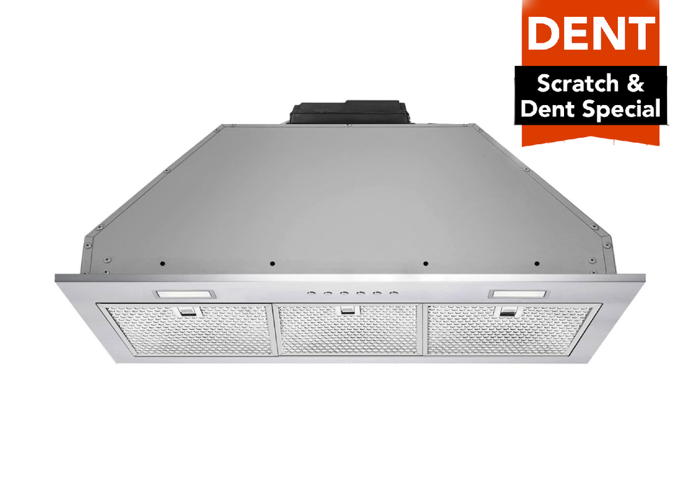 (Dented) 36 Inch 600 CFM Range Hood Insert - VICTORY Q1