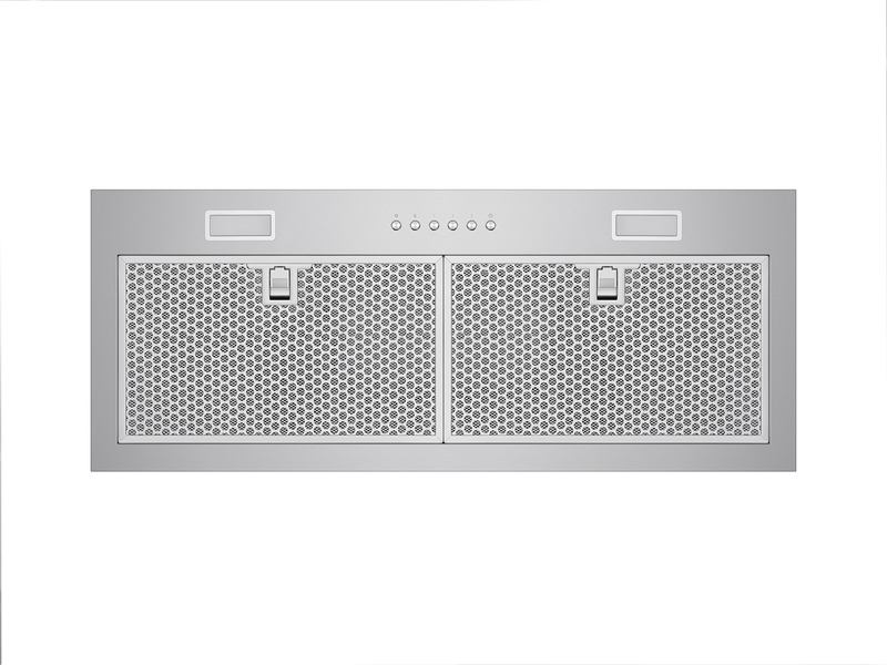 27 Inch 600 CFM Range Hood VICTORY Q1 in stainless steel with quiet metal blower and dual LEDs