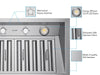 Range Hood Insert 42" victory range hoods model Q2