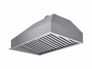 Side-angled view of the VICTORY Q5 30 Inch Range Hood Insert showing the stainless steel profile