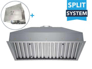 30 Inch Range Hood Insert VICTORY Q5 stainless steel with 450/600 CFM remote blower and mechanical rotary knobs