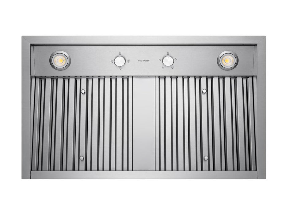 36 Inch Range Hood Insert with 450/600 CFM Remote Blower - VICTORY Q5