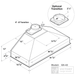 dimensions of Q5 victory range hood 42 inch wide