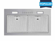 21 Inch 600 CFM Range Hood Insert Victory Q6 stainless steel with LED lights and push-button controls