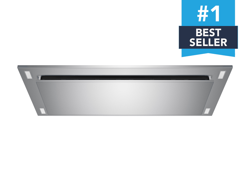 600 CFM Flush Ceiling Mount Range Hood VICTORY Sunset sleek ceiling ventilation system