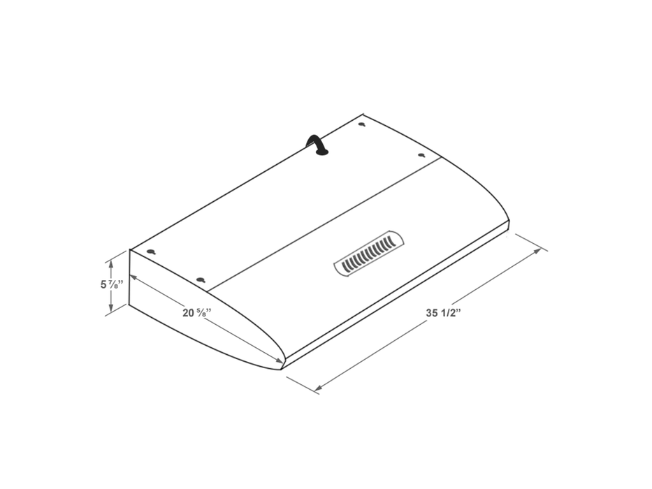 36 Inch 350 CFM Under Cabinet Range Hood - SV276