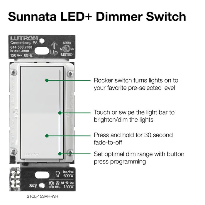 Lutron Light Dimmer for Wall Switches
