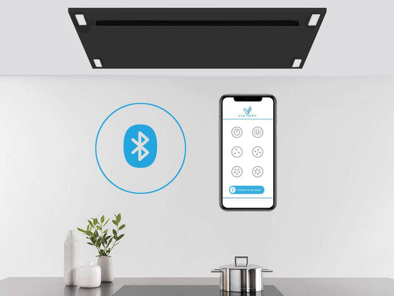 600 CFM WIRELESS Flush Ceiling Mount Range Hood - VICTORY Sunset (Bluetooth)