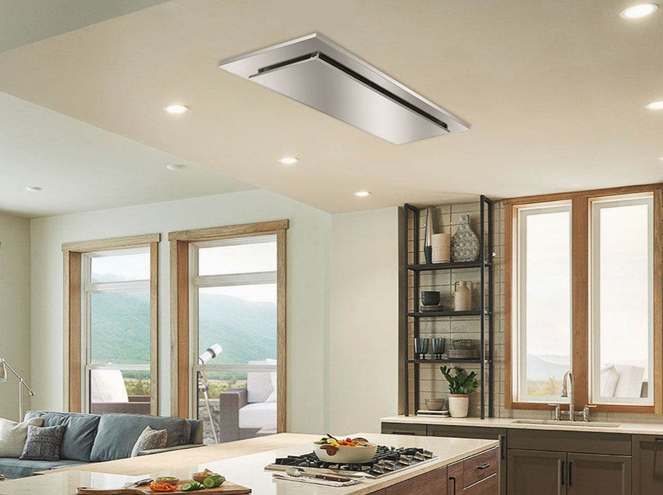 Range Ceiling Protector Ceiling Mount Range Hood 600 CFM, VICTORY Sunset for 30