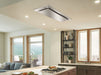 wireless flush ceiling mount range hood