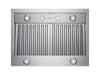 wall mount range hood 30" chimney hood