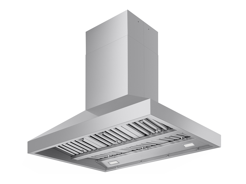 42 Inch Island Range Hood 750 CFM - VICTORY Twister Island