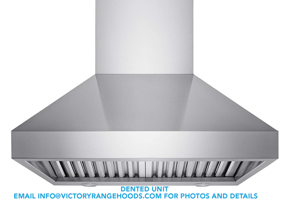 (Dented) 48 Inch 1200 CFM Wall Mount Range Hood - VICTORY TwisterMAX