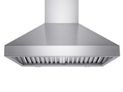 60 Inch 1200 CFM Wall Mount Range Hood with stainless steel baffle filters and LED lights