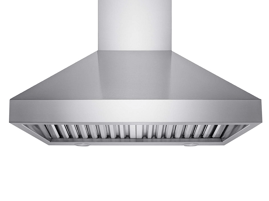 60 Inch 1200 CFM Wall Mount Range Hood VICTORY TwisterMAX stainless steel with LED lights and dishwasher safe filters