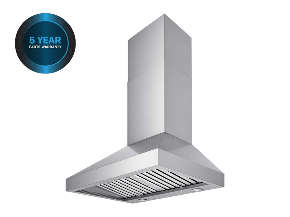 wall mount range hood 48" chimney hood