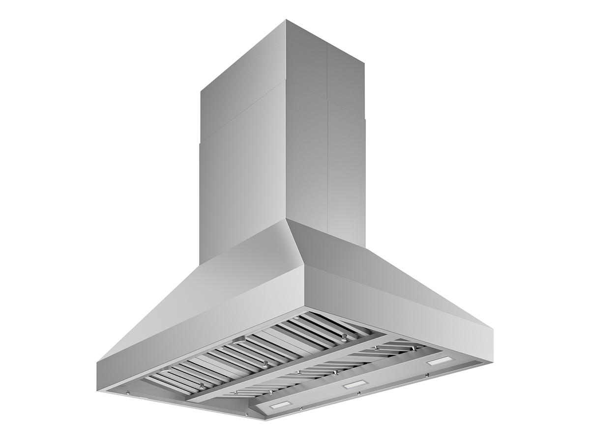 42 Inch Island Range Hood - VICTORY Twister MAX 1200 CFM for