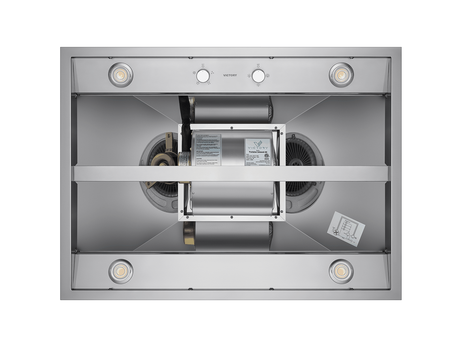 Victory Twister Island Range Hood - Thumbnail 2
