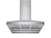 42 Inch Island Range Hood Victory Twister with 750 CFM and stainless steel baffle filters