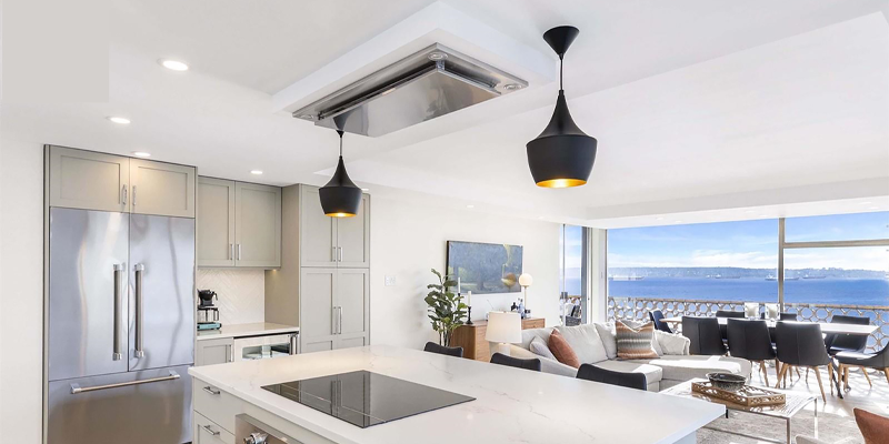 Downdraft vs. Ceiling Range Hood