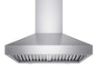 wall mount range hood 36" chimney hood