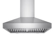 Twister 48" wall mount range hood with stainless steel filters chimney style