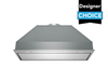 30 Inch 700 CFM stainless steel range hood insert with LED lights and dishwasher-safe filters